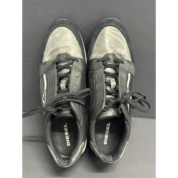 Diesel V-Staffetta S-Fleett Leather Sneakers Shoes Blue • Men’s 10.5 - Picture 4 of 11